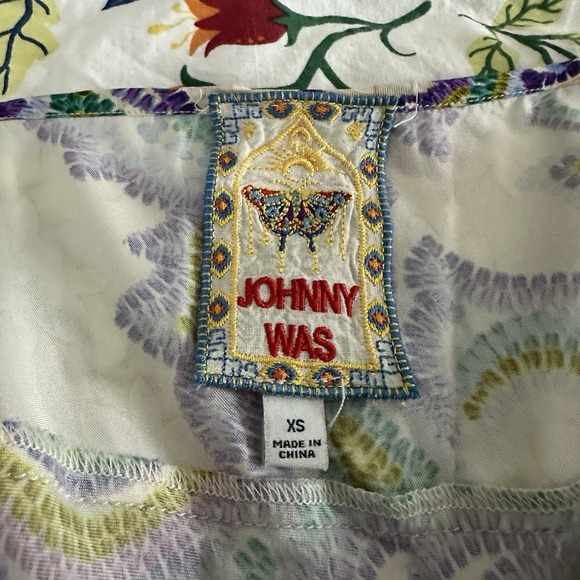 Johnny Was Gigianna Floral Paisley Slip Midi Dress Size XS Multicolor - Picture 3 of 11